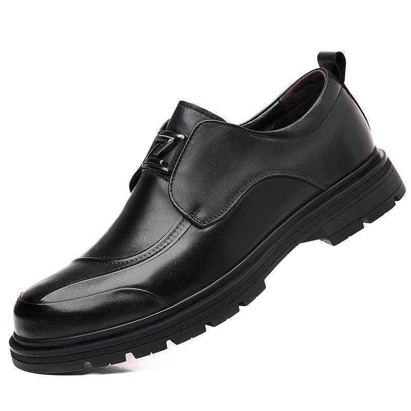 The First Layer Of Cowhide Formal Leather Shoes Men'S Business Leather Casual One-Pedal Men'S Shoes Commuting High-End Single Shoes Men