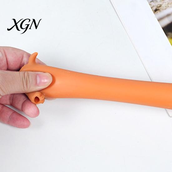Dackel Quietschespielzeug Mini Stressabbau Simulierte Hunde Fidget Sensorisches Gadget Weiche Dehnbare Tierform Haus Büro Schreibtisch