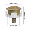 Toilet Push Button Replacement High-Performance Flusher Toilet Button Two Flush Options Tank Parts Easy Maintenance Plumbing