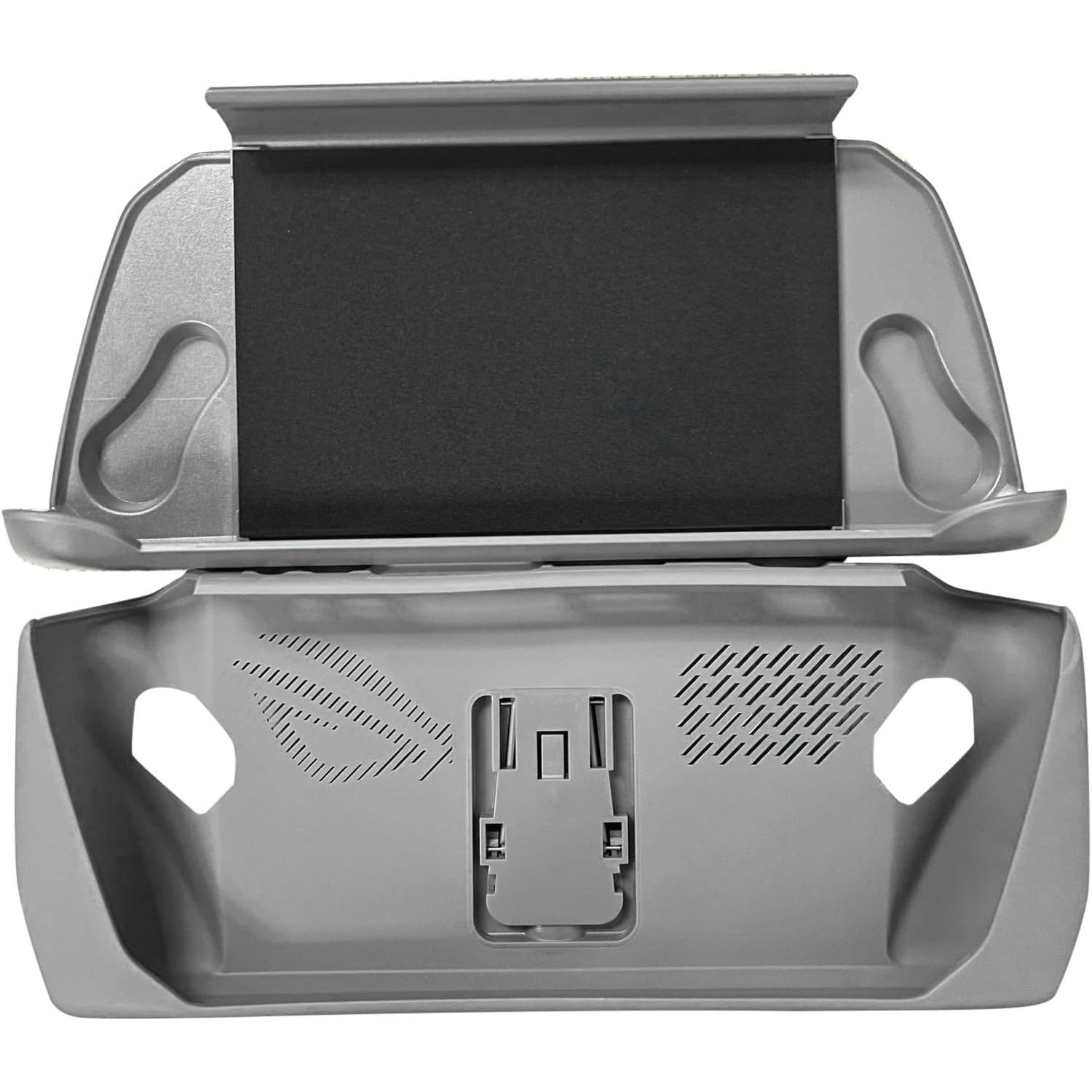 

Защитный чехол-накладка с защитой от столкновений и подставкой для игровой консоли ROG Ally 12.7*6.3*29.3cm серый