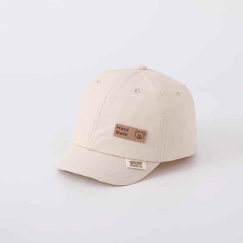 Solid Color Baby Baseball Cap Short Brim Baby Boys Girls Sun Hat Summer Adjustable Infant Toddler Duck Tongue Cap