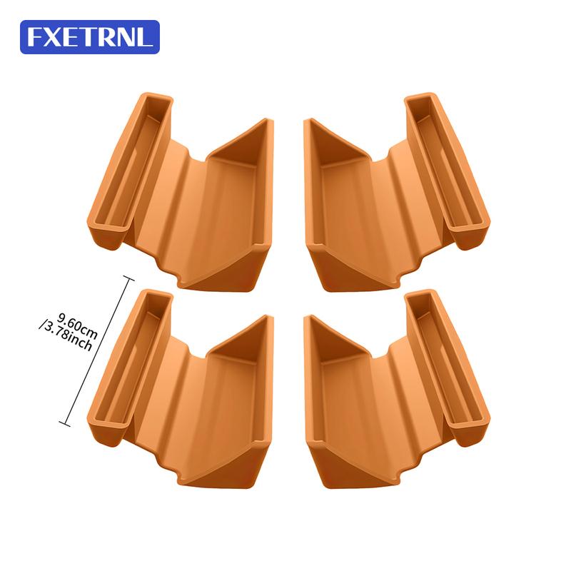 Silicone Pour Ford Ranger 2023 2024 2025 Boîte de Rangement Organisateur de Poignée de Porte de Voiture Plateau Accessoires de Modification d'Intérieur Automobile