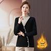 Women's Autumn & Winter Plus Velvet Fleece Sweater for Middle-Aged & Elderly - Comfortable One-Piece Imitation Mink Base Layer.