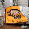 Mr Bean'S Cartoon Adventure Lightweight Blanket Comfortable Suitable for Sofa Couch Office Bed Picnics Four Seasons Universal Lovers Gift Y16
