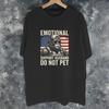Emotional Support Ehemann Nicht streicheln T-Shirt Für Unisex Wounisex Geschenk T-Shirts 100% Baumwolle Kleidung