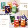30Pcs Dinosaur Party Bags Thicken Paper Dinosaur Gift Bags Recyclable Odorless Candy Bags with 36 Stickers for Party Birthday