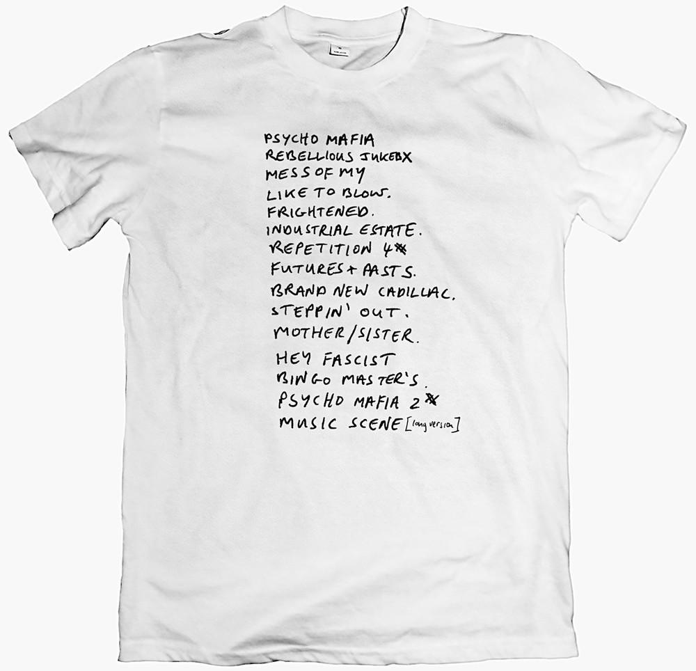 The Fall Setlist 1978 Tshirt 80s Post Punk Band Tee Live Witch Trials Dragnet M