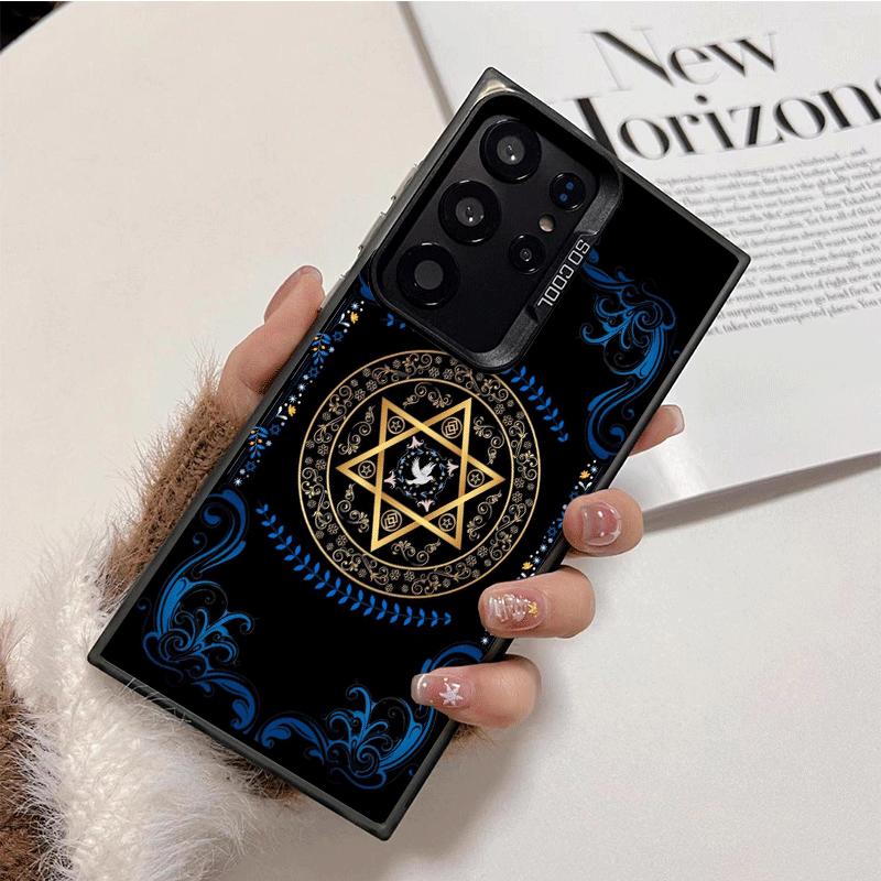 David Jewish Star Symbol Shockproof Phone Case for Samsung Galaxy S26 Edge S25 Ultra S24 FE S23 Plus S21 Cover Anti Fall Fundas