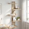 Wall Shelf Sonoma Oak 48.5 X 15 X 101 Cm Engineered Wood