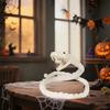 Halloween Scene Decorations Animal Skeleton Ornaments, Simulated Plastic Snake Decoration Props
