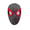 Miles Morales Spider-Man Maske mit beweglichen Augen Blinzelnd Halloween Cosplay Maske für Kinder Erwachsene