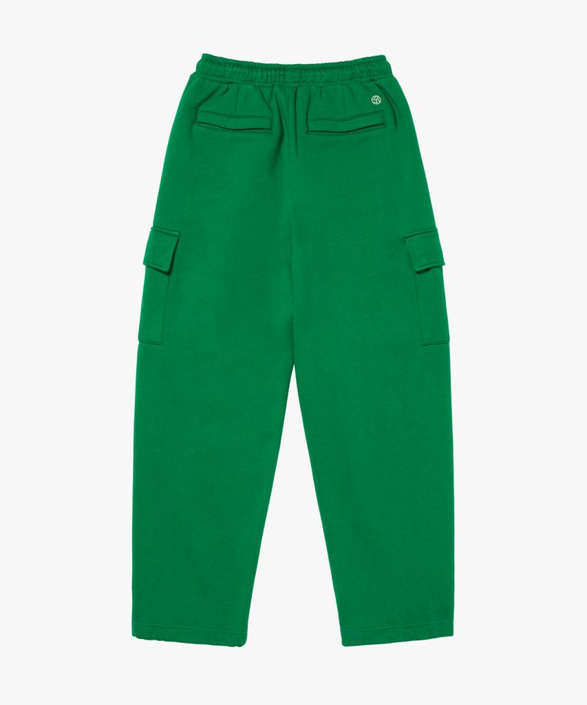 Goal Studio Brushed Straight Cargo Pants-Green