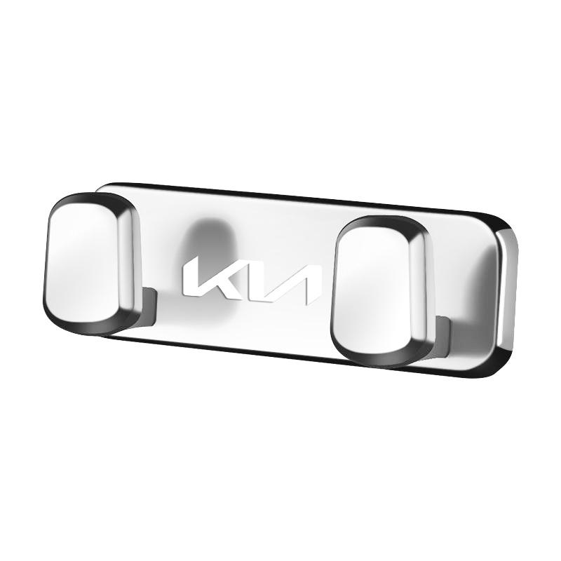 YQOF3 Car Storage Hook Bracket Zinc Alloy Storage Shelf For KIA K3 Sportage Carnival K5 Seltos Pegas KX1 EV5 Sonet EV6 K4 EV3 Ceed K8