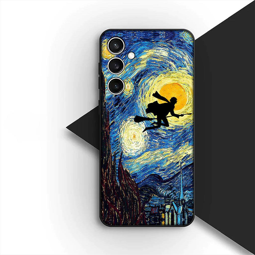 Soft Cover for OPPO A80 A18 A16 A40 A17 A15 A38 A78 A79 A54 A57 A12 A60 4G 5G Casing Phone Case Owl Art Harries Wand Potters
