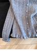Women's French Style Red Patchwork Knit Cardigan - Autumn/Winter 2026