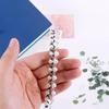 Jewelry Head Chain Hair Band Metal Black Silver Pearl Crystal Wave Hairband for Women Headwear