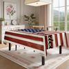 American Flag Rectangle Tablecloth for Table Decor Holiday Party Waterproof Reusable Table Cloth for Table Kitchen Dining Patio