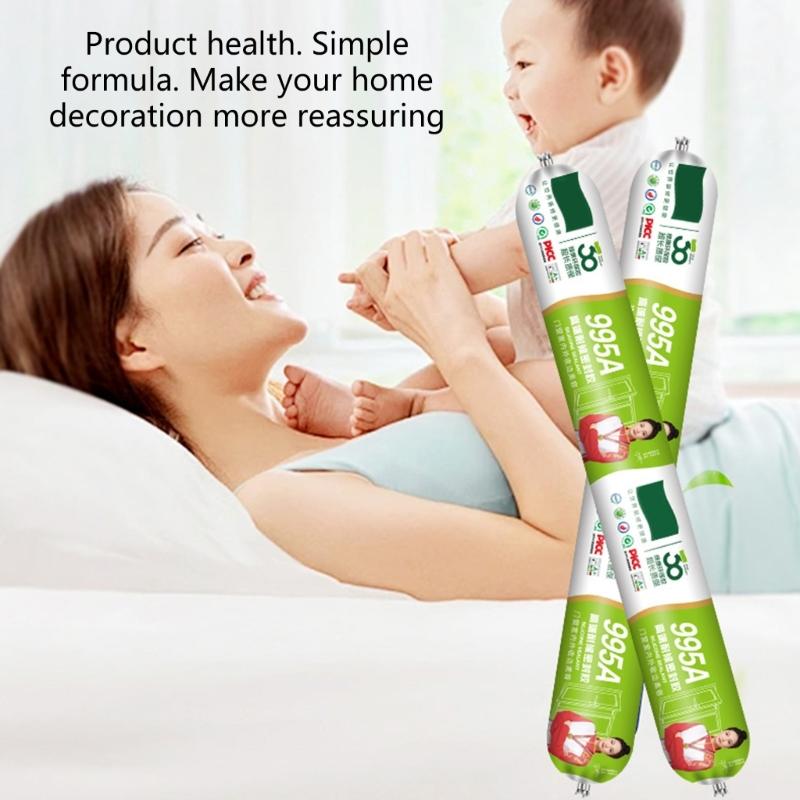 High Flexibility Structural Adhesive Tear Resistant For Extreme Temperatures Waterproof Sealant In White Black Clear