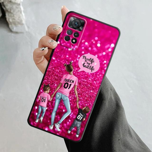 Husa de telefon pentru Xiaomi Redmi Note 12 11t 11s 11 10 8 Pro 9 9s 9t 8t pentru Mi 10 8 9a 9c 10c K40 Femei Super Mom Baby Princess Queen