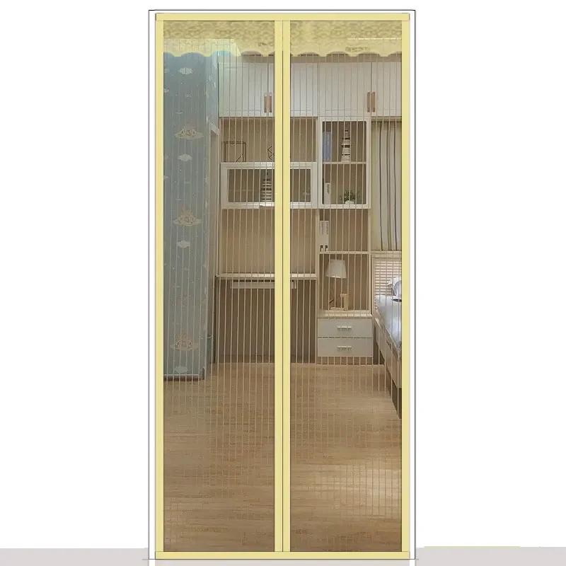 Moskitonetz, magnetische Türvorhänge, automatisch schließendes Türnetz, Sommerschutz, Insektenschutz, Fliegenschutz, kein Stanzen, Moskitonetz, Heimdekoration