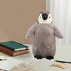 23cm Cute Furry Simulation Gray Penguin Plush Toy Doll