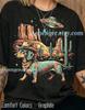 Alien Ufo Dachshund Cowboy Comfort Colors® Tshirt, Western Dog Tees, Retro Space Sweater, Y2K Desert Tanktop, Vintage Wiener Dog Gift