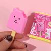 6Pcs/Set Little Bearshape Pudding Feeding Set Simulation Model Early Education Lunch Box Pudding Kawaii Role Play Play House
