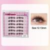 6 Rows Self Adhesive Eyelashes No Glue Individual Lashes High Quality Soft Idol Lash Clusters