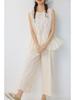 Spring/Summer Japanese Sweet Loose Lace Vest - Age-Reducing, Irregular Embroidery, Casual & Versatile Women's Top