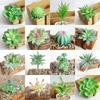 Artificial Flower Succulent Floral Mini Fake Diy Faux Plant Foliage Decor Garden