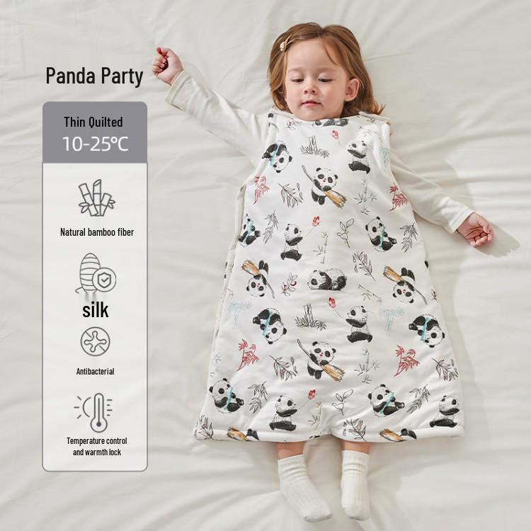 Universal Baby Silk Sleeping Bag & Vest – Anti-Kick, All-Season Comfort for Spring & Autumn