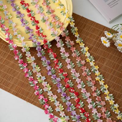 2meters Flower Decoration Lace Ribbon Trim Needlework Diy Crafts Supplies Home Decor Fabric Sewing Accessories Sewing Materials