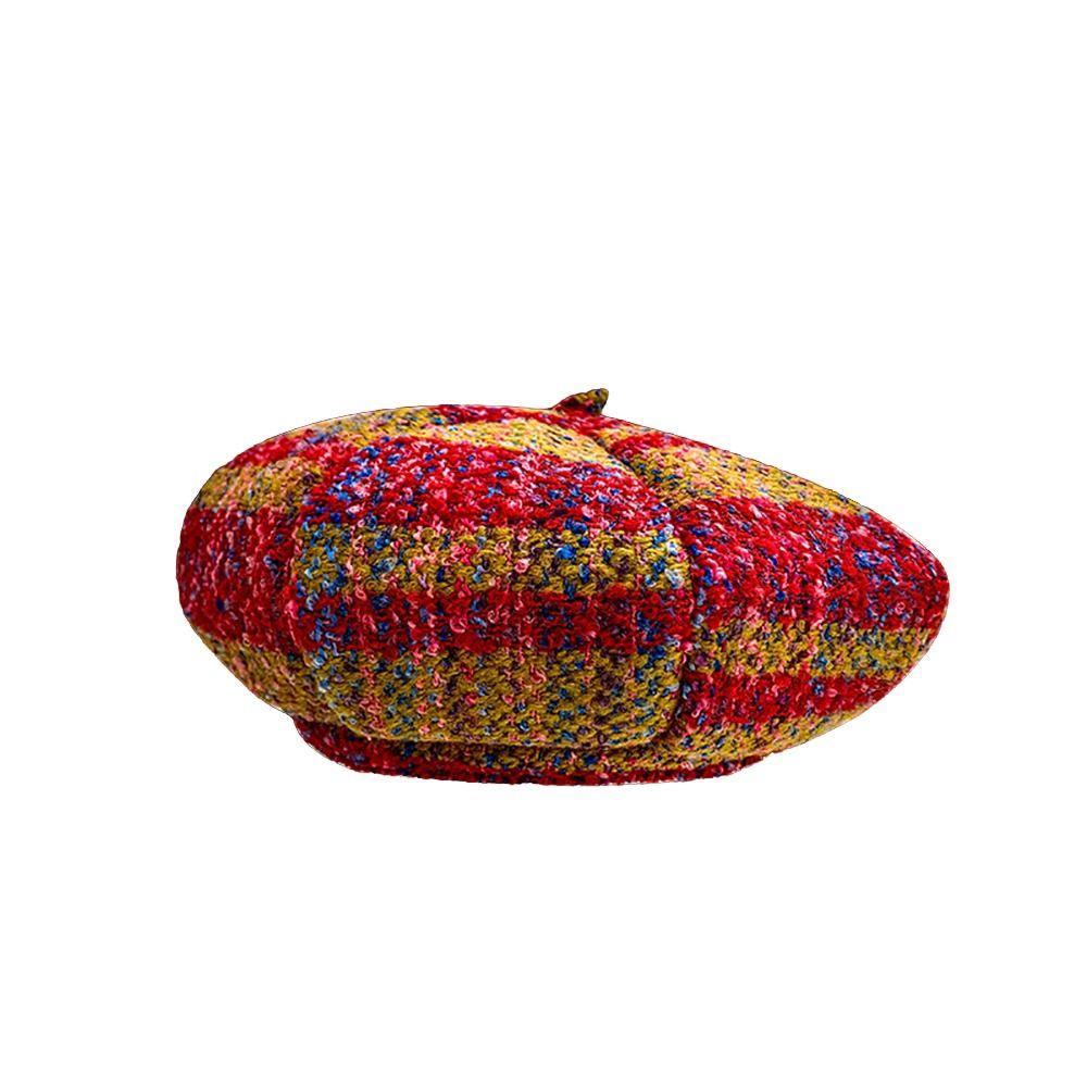 

Christmas Wool Beret Cap Felt Berets Flat Cap Hat New Beret Hat for Women Girls 3