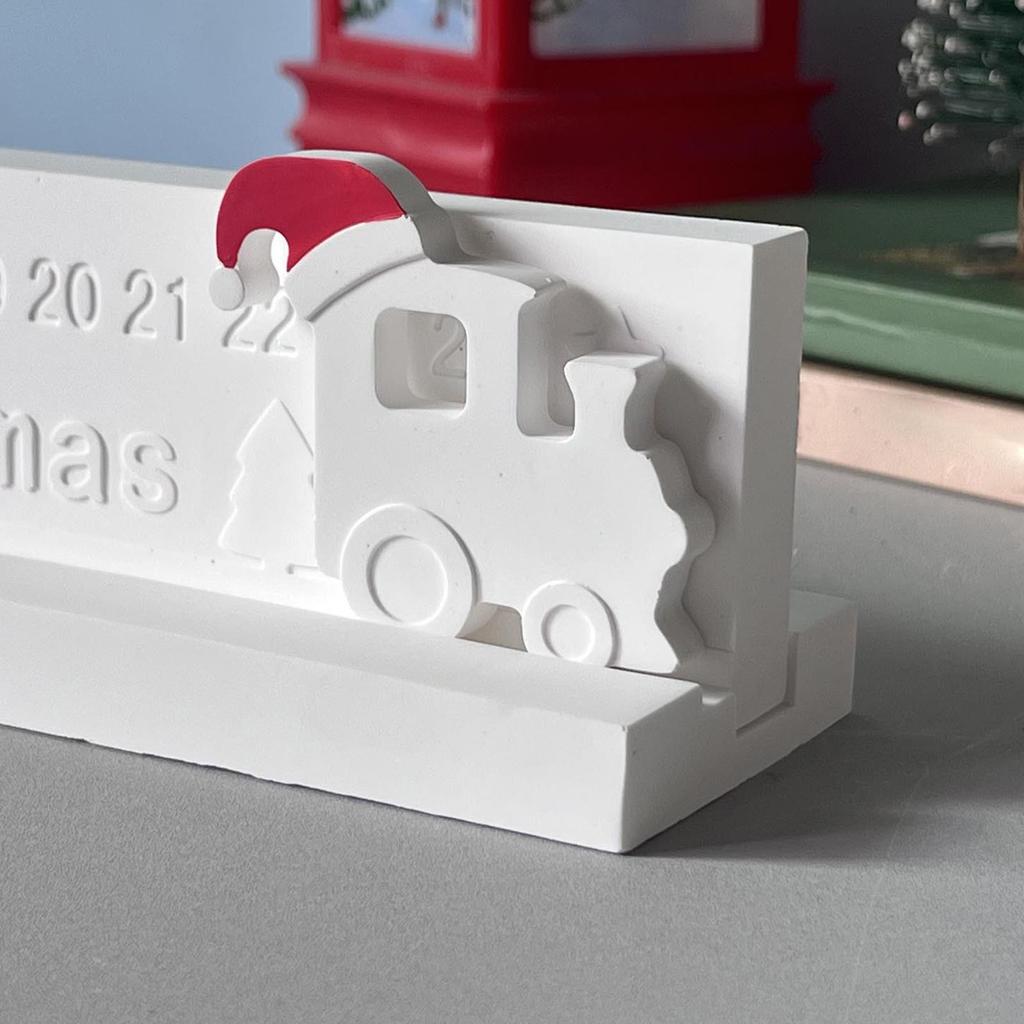 Silicone Casting Mold Silicone Crafting Mold For 24-Day Christmas Countdown Epoxy Resin Decoration Making Tool For Winter