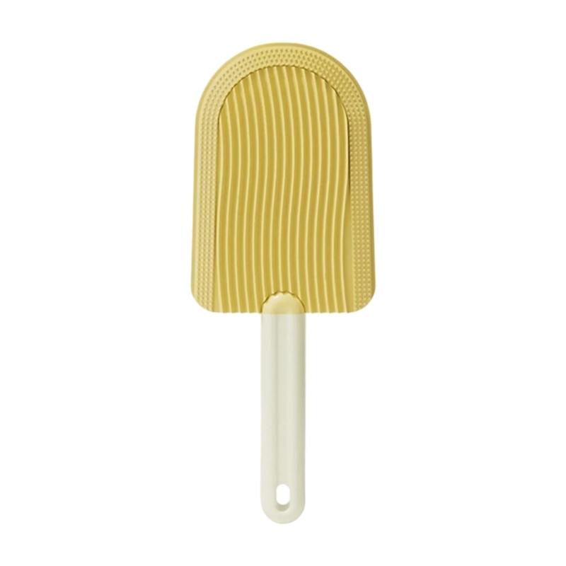 

Cats Tongue Comb Updates Pet Grooming Brush Silicone Hair Removers Comb Kitten Massage Features for Cats Dogs Cleaning жёлтый