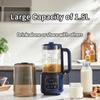1.5L Large Capacity Cooking Blender 600W Silent Shield Electric Juicer Kitchen Multifunctional Soybean Milk Machine