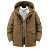 Veste d'hiver épaisse en coton pour homme grande taille 2025 - Vêtement d'extérieur chaud, protection contre le froid