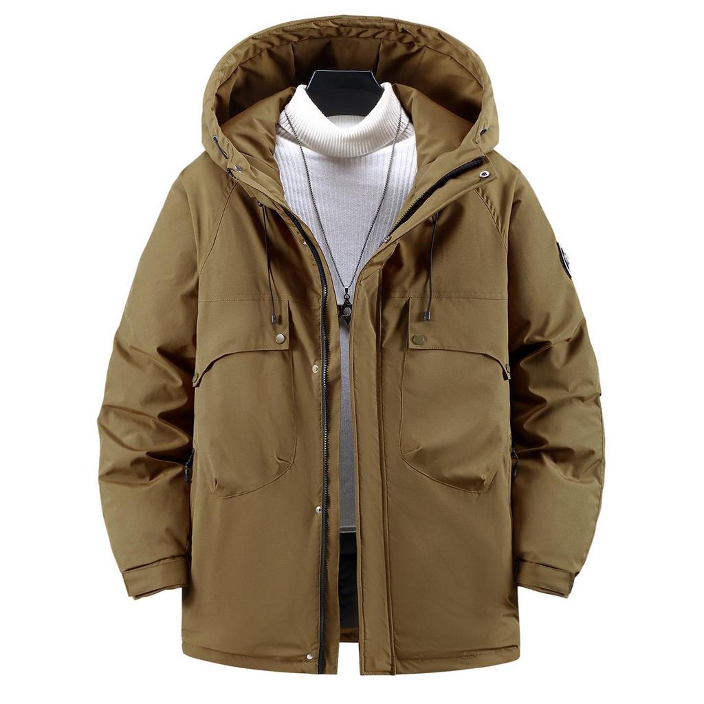 Veste d'hiver épaisse en coton pour homme grande taille 2025 - Vêtement d'extérieur chaud, protection contre le froid