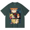 230 Gsm 100% Cotton Haikyu V9 Dumpster Battle Print Unisex Heavy Cotton T Shirt