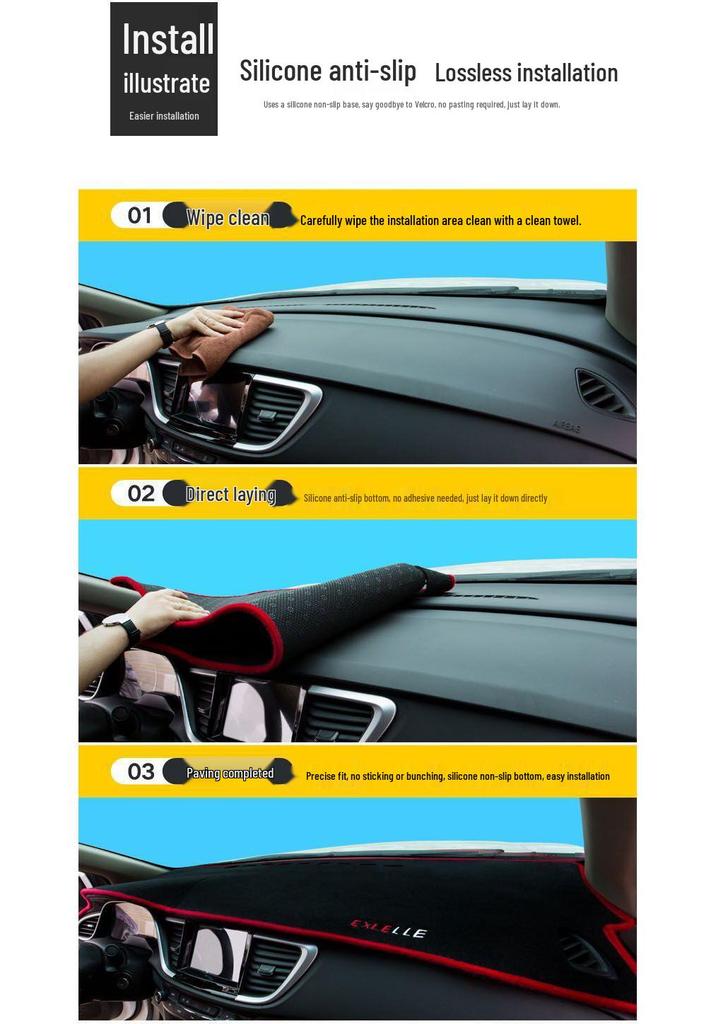 Wuling Rongguang Dashboard Sunshade, Anti-glare Mat for Car Interior