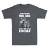 Dödskalle Biker Fast Mellan Vet Inte Bryr Mig Inte Och Bryr Mig Inte Om Ett Skit Vintage Unisex Kortärmad T-shirt