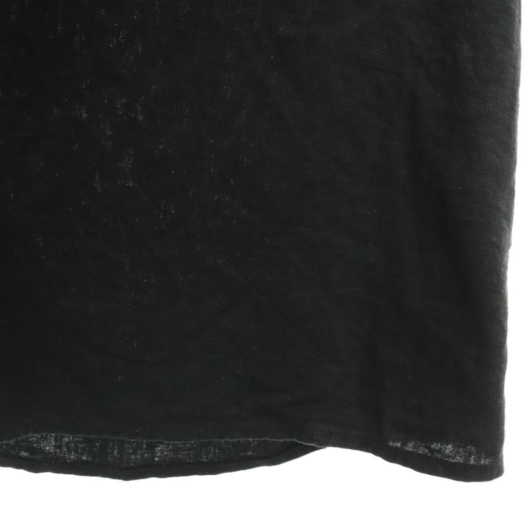 URBAN RESEARCH DOORS Linen Blend Short Sleeve Skipper One Piece M Black Women Used