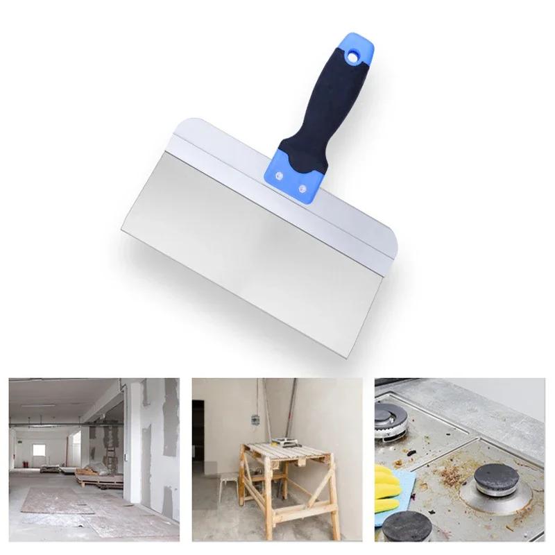 

1PC Putty Knife Stainless Steel Scraper For Repair Fill Wall Reusable Cleaning Scraping Plaster Hand Tools 6 inches