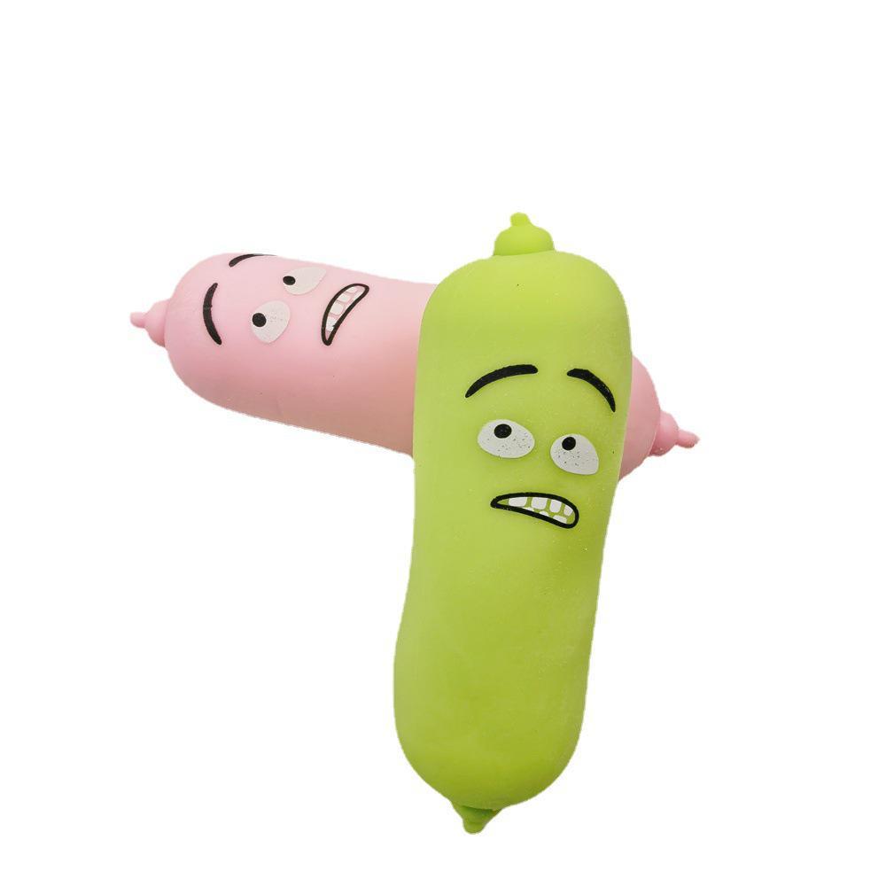 Cross-Border Slow Rebound Creative Sausage Squishy Toy for Kids