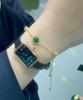 Lollalojeu Ms. Lola Malachite Textured Quilted Women'S Leather Watch