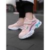 Children's Casual Pink Girls' Mesh Breathable Shoes, Fashionable Lightweight Running Shoes Teenagers Aged 7-15, Children's Sports Shoes for Girls