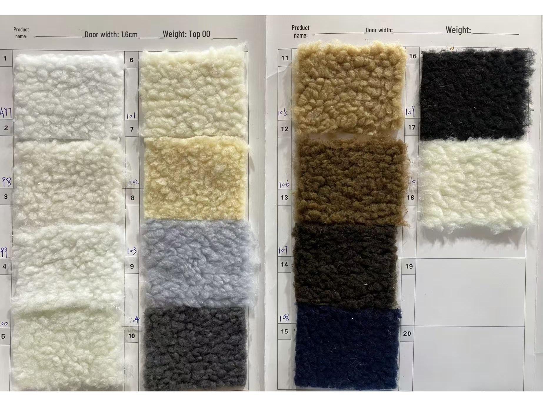 

Medium Granule Lambswool Velvet Plush Fabric for Apparel, Home Textiles & Shoe Materials