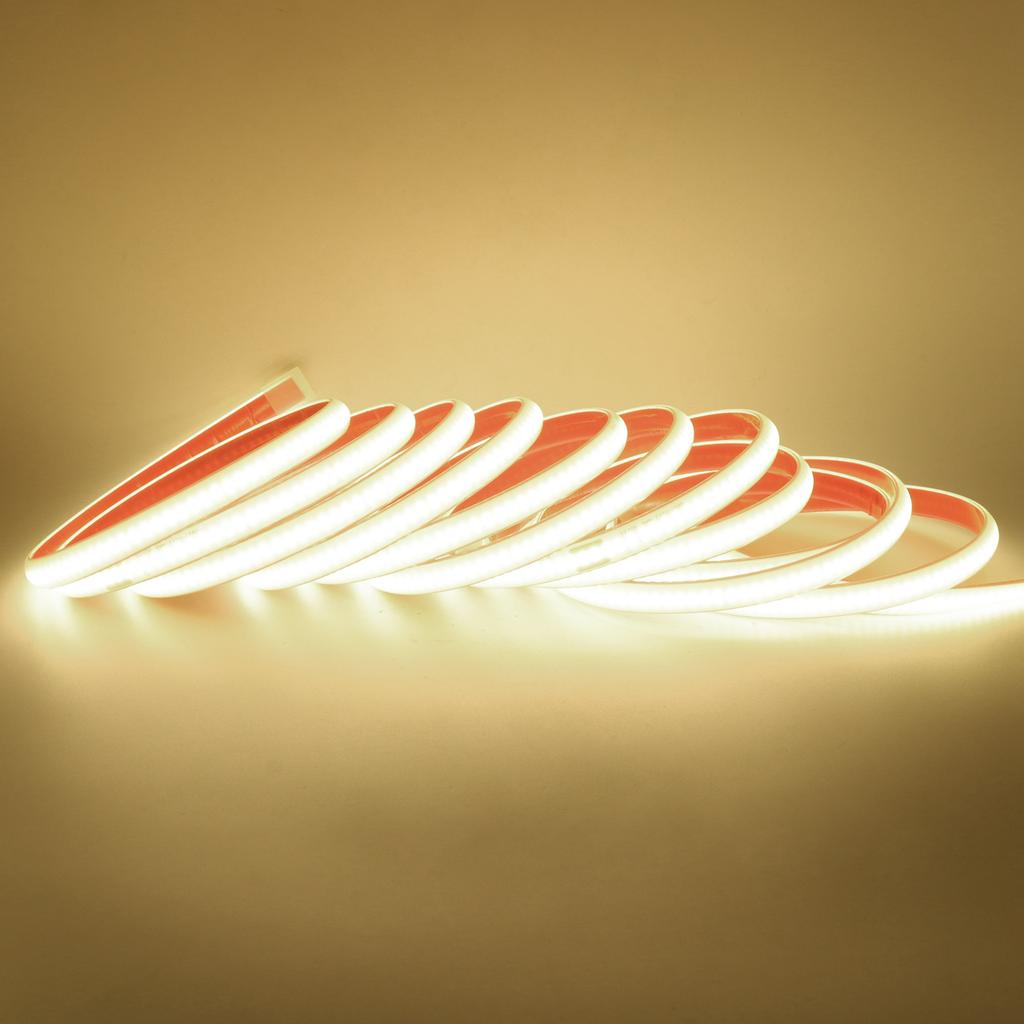 Tuya WiFi Smart Dimmable AC 220V COB LED Strip Light White 3000K 4000K 6000K Waterproof LED Tape Work with Amazon Alexa