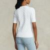 Polo Ralph Lauren SS23 Logo Embroidered Single-Breasted Knit Sweater Women sweater White WMPOSWENDW20151-100