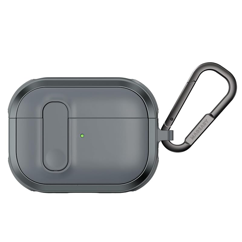 

[MagEasy] AirPods Pro2 Pro correspondence case Shockproof Fall prevention carabiner strap With cover simple wireless charging MagSafe compatible [ air